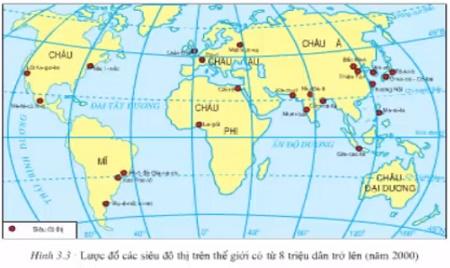 Giải địa lí 7 bài 3: Quần cư. Đô thị hóa